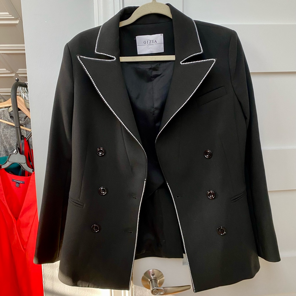 Designer Blazer Gizia Designer Womans Black Blazer